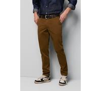 Chinos MEYER "M5 Chino", Herren, Gr. 38, Länge 34, braun (karamell), 98% Baumwolle;2% Elasthan, unifarben, figurumspielend lang, Hosen, im unifarbenen Design (89512036-38) karamell