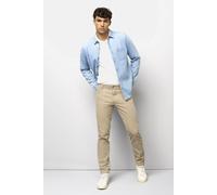 Chinos MEYER "M5 Five Pocket", Herren, Gr. 33, Länge 32, beige, 98% Baumwolle, 2% Elasthan, unifarben, regular fit knöchelfrei, Hosen, aus Casual Cord (44945313-33) beige