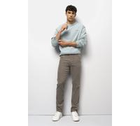 Chinos MEYER "M5 Five Pocket", Herren, Gr. 38, Länge 32, braun, 98% Baumwolle, 2% Elasthan, unifarben, regular fit knöchelfrei, Hosen, aus Casual Cord (65593138-38) braun