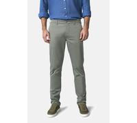 Meyer Move Modern Fit Chino grün, Einfarbig