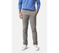 Chinos MEYER "M5 Move 9-6196", Herren, Gr. 36, Länge 32, stein, 68% Polyester, 28% Viskose, 4% Elasthan, unifarben, regular fit lang, Hosen, in Regular Fit, M5 Serie (48788004-36) stein