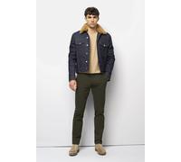 Chinos MEYER "M5 Move", Herren, Gr. 38, Länge 32, grün (dunkelgrün), 76% Baumwolle, 22% Polyester, 2% Elasthan, unifarben, regular fit lang, Hosen, M5 Move in Micro-Struktur (23781641-38) dunkelgrün