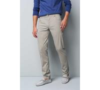 Chinos MEYER "M5 Slim", Herren, Gr. 33, Länge 30, grau (stein), 97% Baumwolle;3% Elasthan, unifarben, slim fit lang, Hosen, aus Bio-Baumwolle (99000112-33) stein