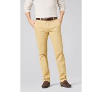Chinos MEYER "New York 1-5045", Herren, Gr. 36, Länge 32, senf, 98% Baumwolle, 2% Elasthan, unifarben, regular fit lang, Hosen, mit Stretch-Dehnbund (91060007-36) senf