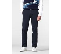 Chinos MEYER "NEW YORK", Herren, Gr. 28, Normalgrößen, marine, 97% Baumwolle, 3% Elasthan, unifarben, regular fit lang, Hosen, mit Micro Print (16852604-28) marine