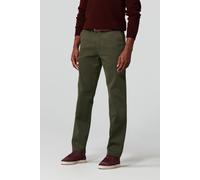 Chinos MEYER "Oslo", Herren, Gr. 44, Länge 32, lila (lorbeer), 98% Baumwolle, 2% Elasthan, unifarben, regular fit lang, Hosen, mit Französische Seitentaschen (94409669-44) lorbeer