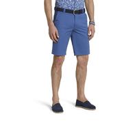 Chinos MEYER "PALMA", Herren, Gr. 24, Normalgrößen, blau, 97% Baumwolle, 3% Elasthan, unifarben, regular fit kniefrei, Hosen, mit französischen Einschubtaschen (51023817-24) blau