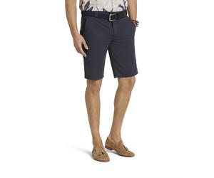 Chinos MEYER "PALMA", Herren, Gr. 26, Normalgrößen, blau (dunkelblau), 97% Baumwolle, 3% Elasthan, unifarben, regular fit kniefrei, Hosen, mit französischen Einschubtaschen (37720164-26) dunkelblau
