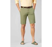 Chinos MEYER "PALMA", Herren, Gr. 54, Normalgrößen, grün (dunkelgrün), 97% Baumwolle, 3% Elasthan, unifarben, regular fit kniefrei, Hosen, mit französischen Einschubtaschen (78544024-54) dunkelgrün