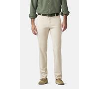 Chinos MEYER "Paris 1-5073", Herren, Gr. 29, Normalgrößen, beige, 98% Baumwolle, 2% Elasthan, unifarben, regular fit lang, Hosen, mit buntem Innenfutter (49749846-29) beige