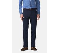 Chinos MEYER "Roma 1-5080", Herren, Gr. 24, Normalgrößen, blau (dunkelblau), 96% Baumwolle, 4% Elasthan, unifarben, regular fit lang, Hosen, in Regular Fit (43511261-24) dunkelblau