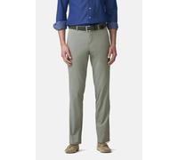 Chinos MEYER "Roma 1-5080", Herren, Gr. 24, Normalgrößen, grau (oliv), 96% Baumwolle, 4% Elasthan, unifarben, regular fit lang, Hosen, in Regular Fit (70252023-24) oliv