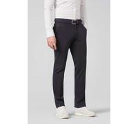 Chinos MEYER "Roma", Herren, Gr. 36, Länge 32, blau (dunkelblau), 97% Baumwolle, 3% Elasthan, unifarben, regular fit lang, Hosen, mit Französischen Seitentaschen (53190508-36) dunkelblau