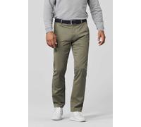 Chinos MEYER "Roma", Herren, Gr. 44, Länge 30, grün, 97% Baumwolle, 3% Elasthan, unifarben, regular fit lang, Hosen, mit Französischen Seitentaschen (85136826-44) grün