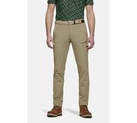 Chinos MEYER "Skye", Herren, Gr. 102, Untersetzt- und Schlankgrößen, beige (sand), 88% Polyamid, 12% Elasthan, unifarben, figurumspielend lang, Hosen, mit speziellen Shirt-Stopper im Bund (59147251-10