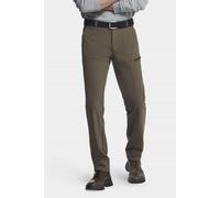 Chinos MEYER "Skye", Herren, Gr. 24, Normalgrößen, grau (taupe), 89% Polyamid;11% Elasthan, unifarben, slim fit lang, Hosen, mit Reißverschluss-Taschen (27934932-24) taupe