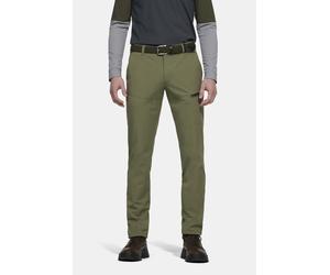 Chinos MEYER "Skye", Herren, Gr. 24, Normalgrößen, grün (oliv), 88% Polyamid, 12% Elasthan, unifarben, figurumspielend lang, Hosen, mit speziellen Shirt-Stopper im Bund (32308544-24) oliv