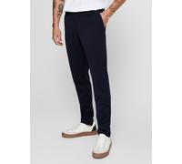 Chinos ONLY & SONS "ONSMARK SLIM GW 0209 PANT NOOS", Herren, Gr. 28, Länge 30, blau (night sky), Web, Obermaterial: 76% Polyester, 20% Viskose, 4% Elasthan, unifarben, schmal normal, Hosen (18881951-2