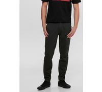 Chinos ONLY & SONS "ONSMARK SLIM GW 0209 PANT NOOS", Herren, Gr. 28, Länge 30, grau (dunkelgrau melange), Web, Obermaterial: 76% Polyester, 20% Viskose, 4% Elasthan, unifarben, schmal normal, Hosen (2