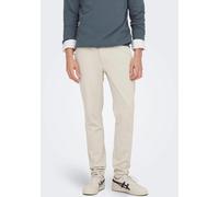 ONLY & SONS Herren Chino Hose ONSMARK - Tapered Fit - Schwarz Grau Blau Grün, Größe:30W / 34L, Farbvariante:Moonstruck 22010209