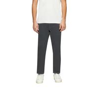 Chinos S.OLIVER, Damen, Gr. 30, Länge 32, grau (slate grau), Obermaterial: 98% Baumwolle, 2% Elasthan, unifarben, regular fit normal, Hosen Chinos, mit elastischem Bund (66196412-30)