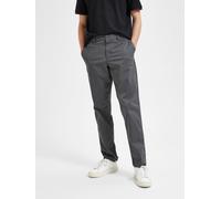 Selected New Miles Straight Fit Chinohose 30 Dark Shadow