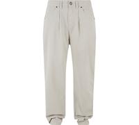 Chinos URBAN CLASSICS "Urban Classics Herren Organic Skater Chino Pants", Herren, Gr. 34, Normalgrößen, beige (cloud), 100% Baumwolle, unifarben, loose fit, Hosen (63898704-34) cloud