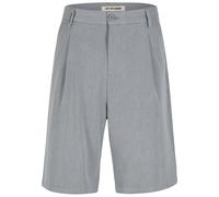 Chinoshorts 2Y STUDIOS "2Y Studios Renzo Loose Smart Shorts", Herren, Gr. 30, Normalgrößen, grau, 65% Polyester, 32% Baumwolle, 3% Elasthan, unifarben, loose fit, Hosen Chinoshorts (75169969-30) grau