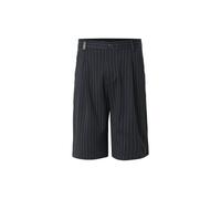 Chinoshorts 2Y STUDIOS "2Y Studios Renzo Loose Smart Shorts", Herren, Gr. 32, Normalgrößen, schwarz (navy blau pintstriped), 65% Polyester, 32% Baumwolle, 3% Elasthan, unifarben, loose fit, Hosen Chin