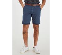 Chinoshorts BLEND "BHBrane", Herren, Gr. M, US-Größen, marineblaus, Web, 97% Baumwolle, 3% Elasthan, regular fit kurz, Hosen Chinoshorts, Stilvolle Chino Shorts mit Eingrifftaschen und Gürtel (2727195