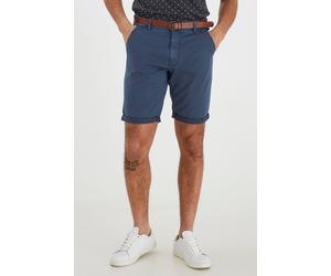 Chinoshorts BLEND "BHBrane", Herren, Gr. M, US-Größen, marineblaus, Web, 97% Baumwolle, 3% Elasthan, regular fit kurz, Hosen Chinoshorts, Stilvolle Chino Shorts mit Eingrifftaschen und Gürtel (2727195