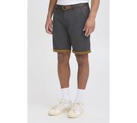 Chinoshorts BLEND "BHNeji", Herren, Gr. XL, US-Größen, phantom grau, Web, 100% Baumwolle, unifarben, regular fit kurz, Hosen Chinoshorts, Chino Shorts mit umgeschlagenen Hosenbeinen in Kontrastfarbe (