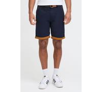 Chinoshorts BLEND "BHNeji", Herren, Gr. XXL, US-Größen, navy, Web, 100% Baumwolle, unifarben, regular fit kurz, Hosen Chinoshorts, Chino Shorts mit umgeschlagenen Hosenbeinen in Kontrastfarbe (5396664