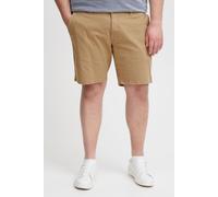 Chinoshorts BLEND "BHPierre Big & Tall", Herren, Gr. 5XL, US-Größen, braun (beige braun), Web, 98% Baumwolle, 2% Elasthan, unifarben, regular fit kurz, Hosen Chinoshorts, Stilvolle Chino Short (743850