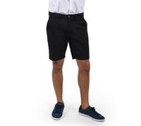 Chinoshorts BLEND "BHPierre", Herren, Gr. S, US-Größen, schwarz, Web, 98% Baumwolle, 2% Elasthan, unifarben, regular fit kurz, Hosen Chinoshorts, Stilvolle Chino Shorts mit Eingrifftaschen (51499660-S