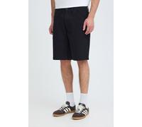 Chinoshorts BLEND "BHStipo", Herren, Gr. L, US-Größen, schwarz, Web, 98% Baumwolle, 2% Elasthan, Strukturmuster, normal knielang, Hosen Chinoshorts, Basic Chino-Shorts mit Gürtelschlaufen (97225830-L)