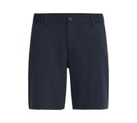 Chinoshorts BLEND "BHCodie", Herren, Gr. L, US-Größen, blau (schwarz navy blau), 75% Polyester, 20% Viskose, 5% Elasthan, unifarben, regular fit kurz, Hosen Chinoshorts, Stilvolle Chino Shorts mit Ein