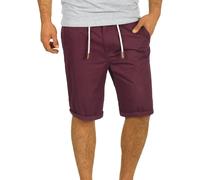 Chinoshorts BLEND "Chinoshorts BHKaito", Herren, Gr. M, N-Gr, rot (wine rot), Web, Obermaterial: 100% Baumwolle CO., casual, regular fit kurz, Hosen (81634144-M) wine rot