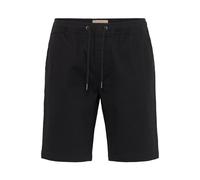 Chinoshorts BLEND "BHMBHKVANT", Herren, Gr. M, US-Größen, schwarz, 99% Baumwolle, 1% Elasthan, unifarben, Basic, normal knielang, Hosen, Basic Shorts mit Taschen (68740410-M) schwarz