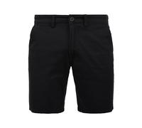 Chinoshorts BLEND "BHPierre", Herren, Gr. L, US-Größen, schwarz, Web, 98% Baumwolle, 2% Elasthan, unifarben, regular fit kurz, Hosen Chinoshorts, Stilvolle Chino Shorts mit Eingrifftaschen (51499660-L