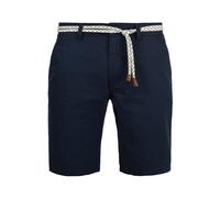 Blend BHRagna Herren Chino Shorts Bermuda Kurze Hose mit Kordel-Gürtel Gesäßtasche Eingrifftaschen 100% Baumwolle Regular fit, Größe:M, Farbe:Navy (70230)