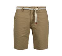 Blend BHRagna Herren Chino Shorts Bermuda Kurze Hose mit Kordel-Gürtel Gesäßtasche Eingrifftaschen 100% Baumwolle Regular fit, Größe:XL, Farbe:Lead Gray (70036)