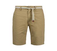 Blend BHRagna Herren Chino Shorts Bermuda Kurze Hose mit Kordel-Gürtel Gesäßtasche Eingrifftaschen 100% Baumwolle Regular fit, Größe:2XL, Farbe:Sand Brown (75107)