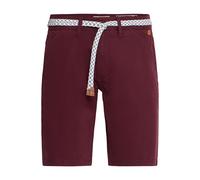 Chinoshorts BLEND "BHRagna", Herren, Gr. XXL, US-Größen, wine rot, Web, 100% Baumwolle, unifarben, regular fit kurz, Hosen Chinoshorts, Chino Shorts mit Gürtel (70564901-XXL) wine rot