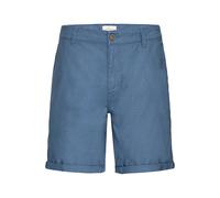 Chinoshorts BLEND "Chinoshorts BHShorts", Herren, Gr. L, N-Gr, blau (blau ashes), Obermaterial: 55% Leinen LI. 45% Baumwolle CO., Hosen Chinoshorts (79697903-L) blau ashes