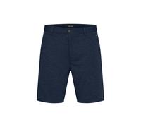 Chinoshorts BLEND "BHShorts", Herren, Gr. M, US-Größen, blau (marineblaus), 75% Polyester, 20% Viskose, 5% Elasthan, meliert, slim fit kniefrei, Hosen, Basic Shorts mit Taschen (88615840-M) marineblau