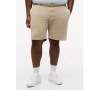 Chinoshorts "BT-DENTON 9.5 ESS TWILL-B", Herren, Gr. 42, N-Gr, sandalwood, Web, Obermaterial: 97% Baumwolle, 3% Elasthan, TOMMY HILFIGER BIG & TALL, ca. Mitte Knie, Hosen Chinoshorts, Twill, slim fit,