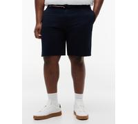 Chinoshorts "BT-DENTON 9.5 ESS TWILL-B", Herren, Gr. 48, N-Gr, desert sky, Web, Obermaterial: 97% Baumwolle, 3% Elasthan, TOMMY HILFIGER BIG & TALL, ca. Mitte Knie, Hosen Chinoshorts, Twill, slim fit,