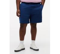 Chinoshorts "BT-DOVER", Herren, Gr. 46, N-Gr, blau jean, Web, Obermaterial: 71% Leinen, 29% Polyester, TOMMY HILFIGER BIG & TALL, regular fit, Hosen Chinoshorts, Große Größen, aus Leinenmix, regular f