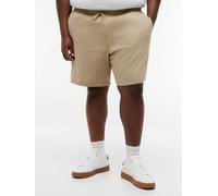 Chinoshorts "BT-DOVER", Herren, Gr. 48, N-Gr, beige (batique khaki), Web, Obermaterial: 71% Leinen, 29% Polyester, TOMMY HILFIGER BIG & TALL, regular fit, Hosen Chinoshorts, Große Größen, aus Leinenmi